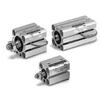 Compact Cylinder, Double Acting, Single Rod series C(D)QS
